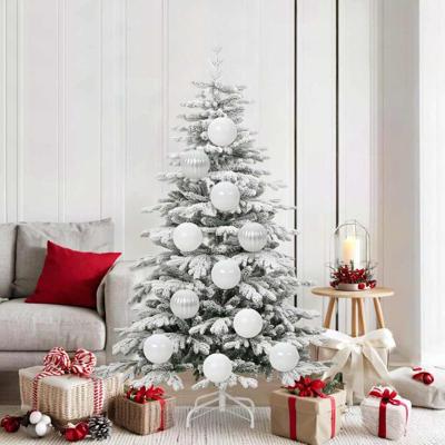 Kerstbal Set 9 pcs Wit