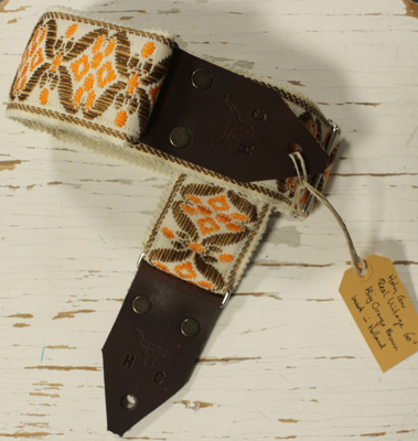 Holy Cow Straps 60's Big Orange Brown