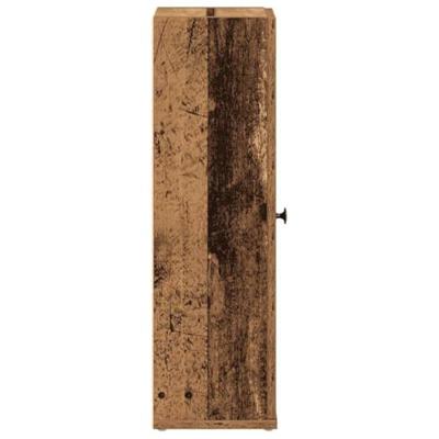 Badkamerkast met rolhouder 20,5x22x72 cm oud houtkleurig Badkamerkast met rolhouder 20,5x22x72 cm oud houtkleurig