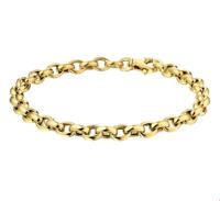 TFT Armband Goud Jasseron 5,0 mm 19 cm - thumbnail
