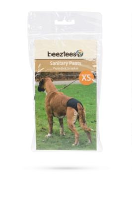 Beeztees Periodiek Broekje - Hond - Zwart - XS - 32-37 cm