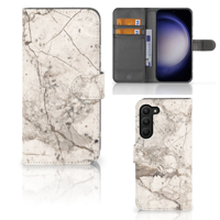 Samsung Galaxy S23 Plus | Bookcase | Marmer Beige - thumbnail