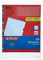 Herlitz Zichttassen 10843753 DIN A4 PP 0.09 mm Transparant 10843753 100 stuk(s) - thumbnail