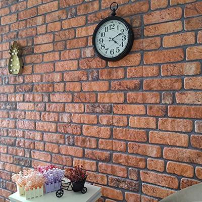 VidaXL 10 st wandpanelen 3d terracottakleurige baksteen eps