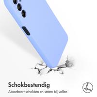Accezz Liquid Silicone Backcover Samsung Galaxy A14 (5G) Telefoonhoesje Paars - thumbnail