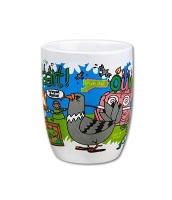 Cartoonmok ouwe taart