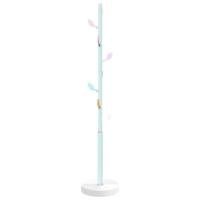 VidaXL Kapstok 172 cm gepoedercoat ijzer blauw - thumbnail