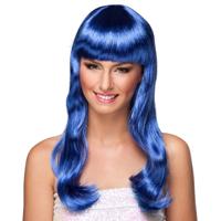 Pruik Chique Blauw - thumbnail