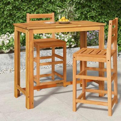 Tuinbartafel 120x60x105 cm massief acaciahout Tuinbartafel 120x60x105 cm massief acaciahout