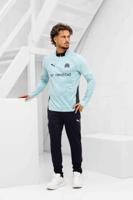 PUMA Olympique Marseille Trainingstrui 1/4-Zip 2025-2026 Lichtblauw Donkerblauw - thumbnail