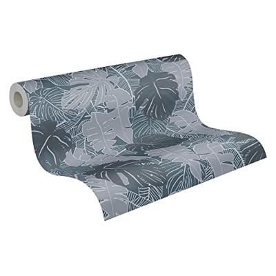 Livingwalls House of Turnowsky - Grijs - Jungle Behang - 389052