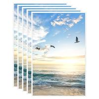 VidaXL Fotolijsten 5 st voor wand of tafel 13x18 cm mdf wit - thumbnail