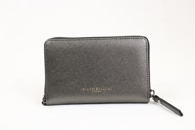 Gianni Chiarini Portafoglio, Leather Wallet Women-Antracite