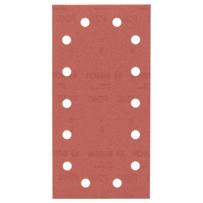 Bosch Accessoires Schuurbladenset | 115X230 | G240 | Rw | 14Gaten | Velc | 10-delig - 2609256B24