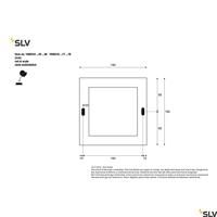 SLV 1000346 SQUARE POLE 90 Staande buitenlamp Energielabel: E (A - G) LED vast ingebouwd 20 W RVS - thumbnail