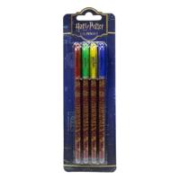 Harry Potter Gel Pens 4-Pack Colourful Crest - thumbnail