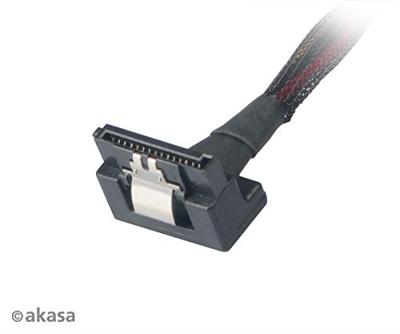 SATA Power Splitter 15 Pin SATA mannelijke naar 2 x SATA rechte hoek connectoren