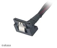 SATA Power Splitter 15 Pin SATA mannelijke naar 2 x SATA rechte hoek connectoren - thumbnail