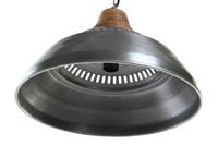 Plafondlamp DKD Home Decor 43 x 43 x 31 cm Zilverkleurig Bruin Ijzer Mangohout 50 W - thumbnail