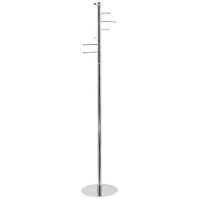 Maul Staande kapstok 9406496 MAULcalima Aantal haken: 7 (Ø x h) 35 cm x 177 cm Metaal, Staal Lichtzilver 1 stuk(s)