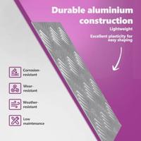 VidaXL Trap tread rechthoekig 2 pcs zilver 30 x 20 cm aluminium - thumbnail