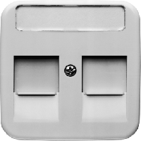 Busch-Jaeger 2CKA001753A8030 Modulaire jack insert Afdekking Zuiver wit (RAL 9010), Wit 1 stuk(s) - thumbnail