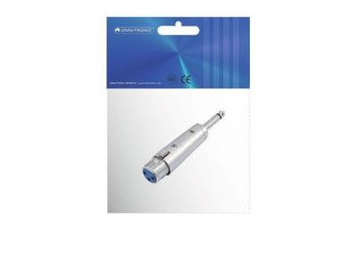 Omnitronic 30226400 XLR Adapter [1x XLR-bus 3-polig - 1x Jackplug male 6,3 mm (mono)] - thumbnail