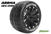 Louise ST-ROCKET Soft Banden - 2.8" Velgen Zwart - Hex 14mm (electro 4WD: FR/RR) - thumbnail