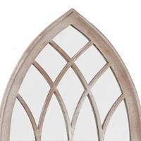 VidaXL Spiegel 70x30 cm ijzer zandkleurig - thumbnail