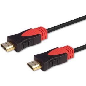 Savio CL-95 HDMI kabel 1,5 m HDMI Type A (Standaard) Zwart, Rood