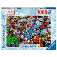 Ravensburger - challenge puzzel marvel superhelden 1000st. - thumbnail