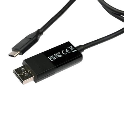 Adapter USB-C naar DisplayPort V7 V7UCDP-2M Zwart