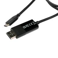 Adapter USB-C naar DisplayPort V7 V7UCDP-2M Zwart - thumbnail