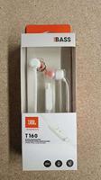 JBL T160 Tune Wired In-ear hoofdtelefoon met microfoon, wit - thumbnail