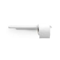 Brabantia mindset toiletrolhouder met plankje mineral infinite white - thumbnail