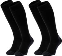 Skisok Premium Merinowol 2-Pack | Zwart | 39/42 - thumbnail