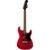 Squier Paranormal Strat-O-Sonic IL Crimson Red Transparant elektrische gitaar - thumbnail