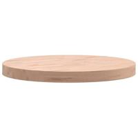 Tafelblad rond 50x4 cm massief beukenhout - thumbnail