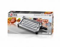 Magnetron met Grill Haeger GR-200.006A Zwart 2000 W - thumbnail