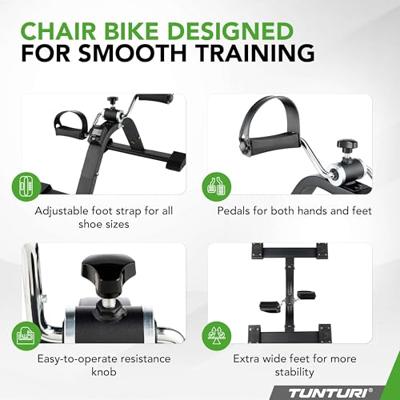 Tunturi Mini Bike Pro Stoelfiets - Hometrainer - Bureaufiets