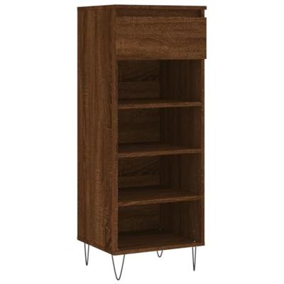 VidaXL Schoenenkast 40x36x105 cm bewerkt hout bruin eikenkleur