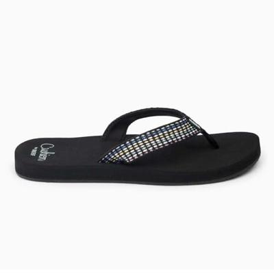 REEF Baja Elana Slipper Dames Black/Frosty 6