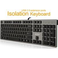 A4Tech KV-300H toetsenbord USB QWERTY Zwart, Grijs - thumbnail