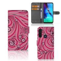 Motorola Moto G Pro Hoesje Swirl Pink - thumbnail
