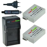 2 x LP-E8 accu's voor Canon - inclusief oplader en autolader - Origineel ChiliPower - thumbnail
