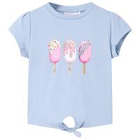 VidaXL Kindershirt 116 blauw - thumbnail