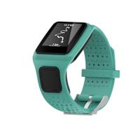Siliconen sport polsband voor TomTom 1 Series runner/cardio (mintgroen) - thumbnail