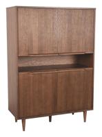 LABEL51 Bergkast Jule - Walnoot - Eiken - Hoge Kast - thumbnail