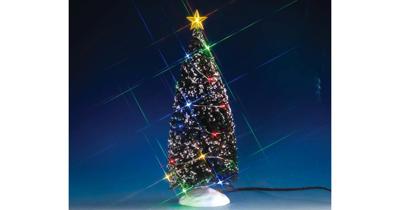 Kerstfiguur Evergreen tree with 24 multi light b/o 4.5v LEMAX - Lemax