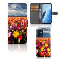 OPPO Find X5 Lite | Reno 7 5G Hoesje Tulpen - thumbnail